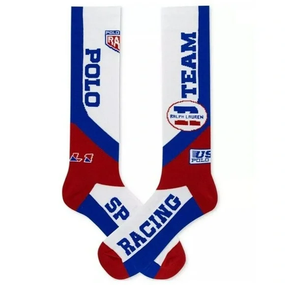 NWT! Polo Ralph Lauren Motocross Kit Crew Sock - Picture 2 of 12